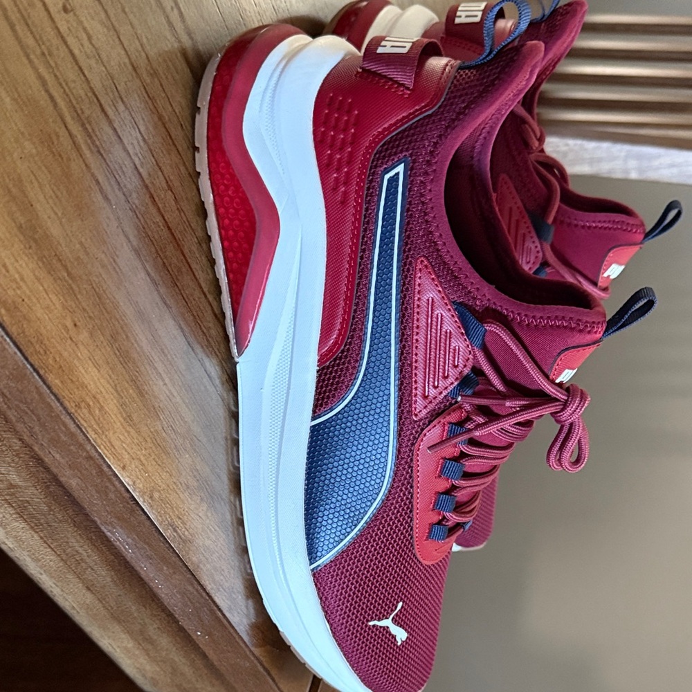 Puma Burgundy and Navy Athletic Shoes